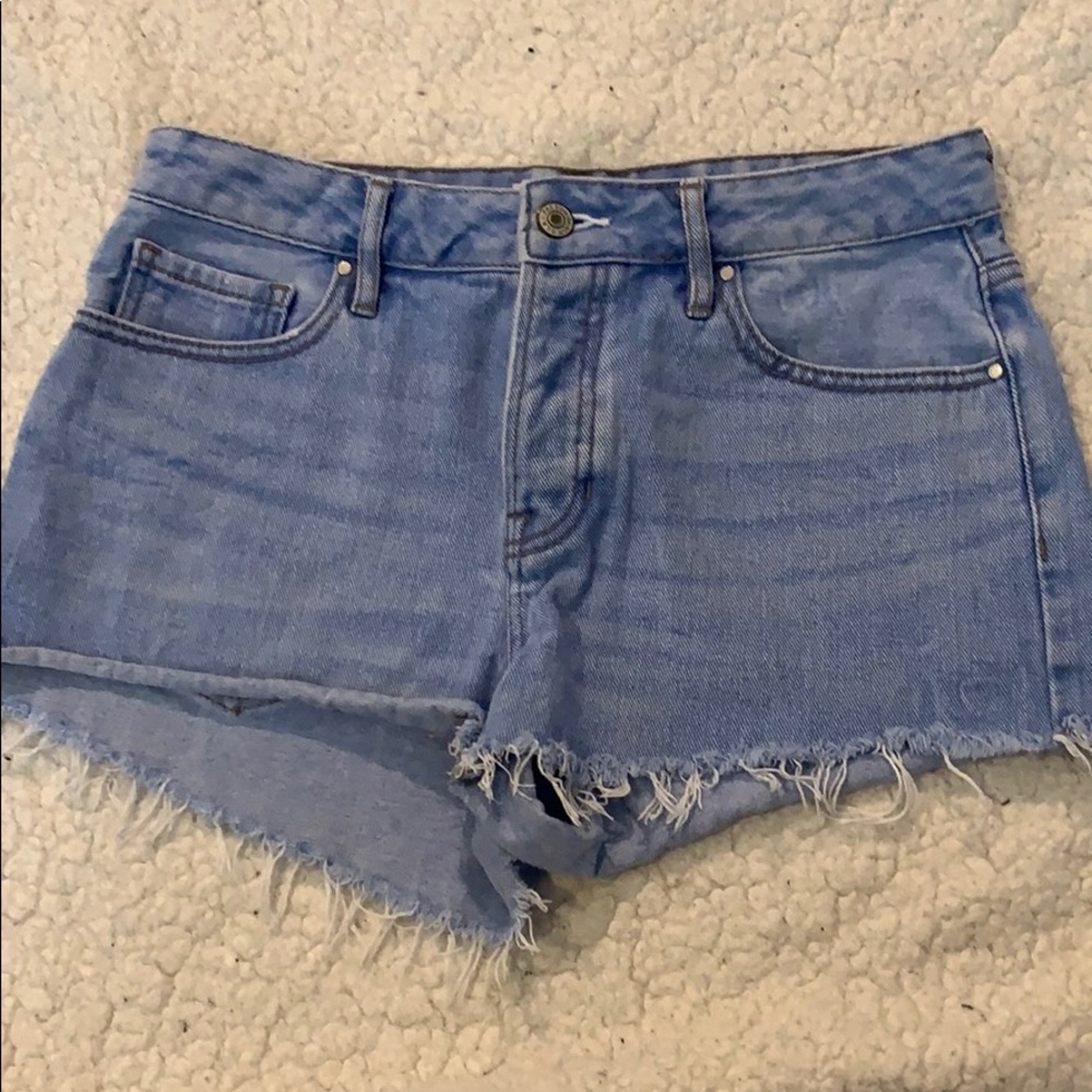 Denim shorts